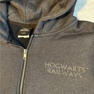 Harry Potter Hogwarts Railways Gray Hoodie
